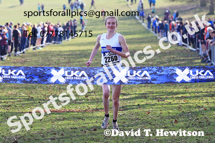 Senior womens 2025 UK CAU Inter Counties Cross Country Champs., Wollaton Park, Nottingham. Photo: David T. Hewitson/Sports for All Pics